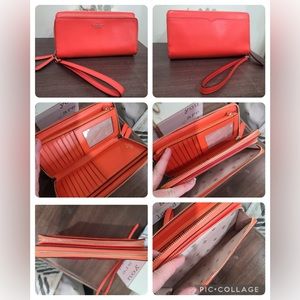 Large Kate Spade wallet with strap